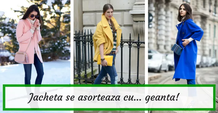 jacheta se asorteaza cu geanta