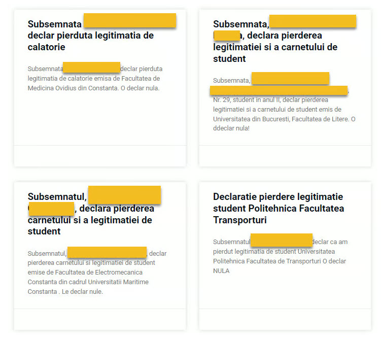 anunt_pierdere_legitimatie_student