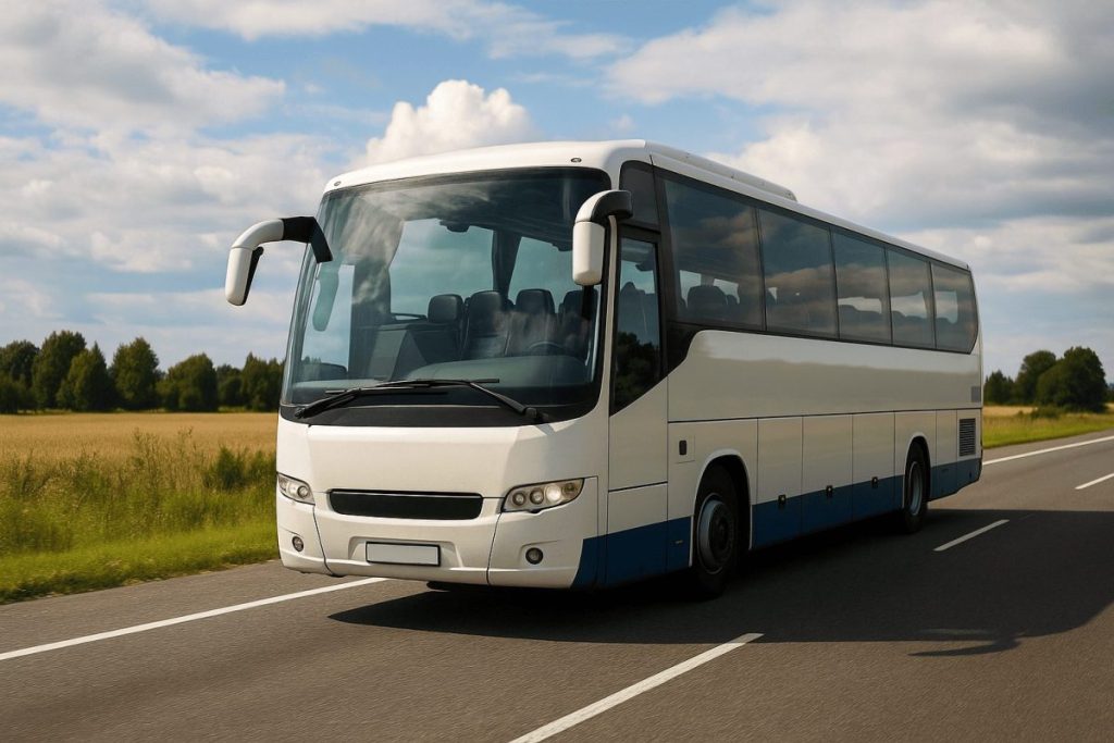 Care este viteza medie a autocarului pe ruta Anglia-România?